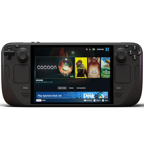 Thiết bị chơi game cầm tay Steam Deck OLED với màn hình rực rỡ, mang đến trải nghiệm chơi game di động mạnh mẽ