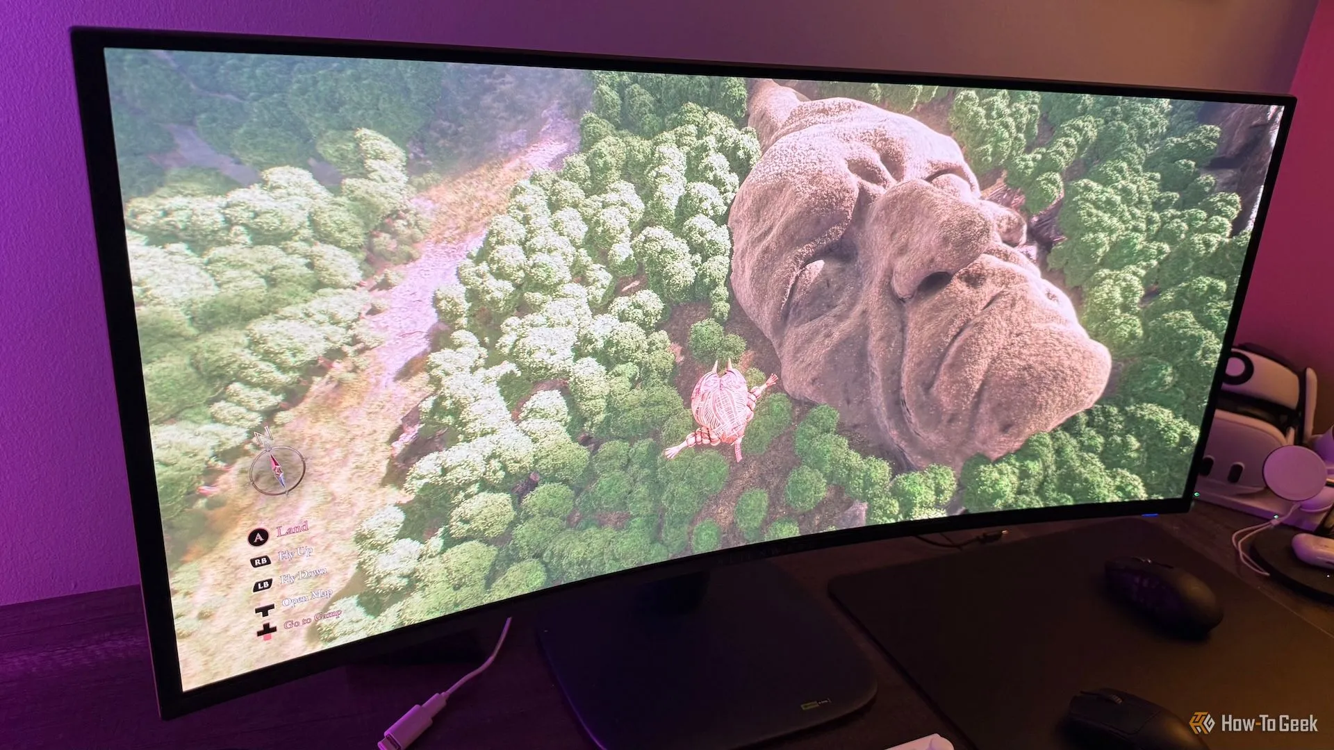 Trải nghiệm game Clair Obscur: Expedition 33 trên màn hình Alienware AW3425DW cong ultrawide, thể hiện tần số quét 240Hz mượt mà.