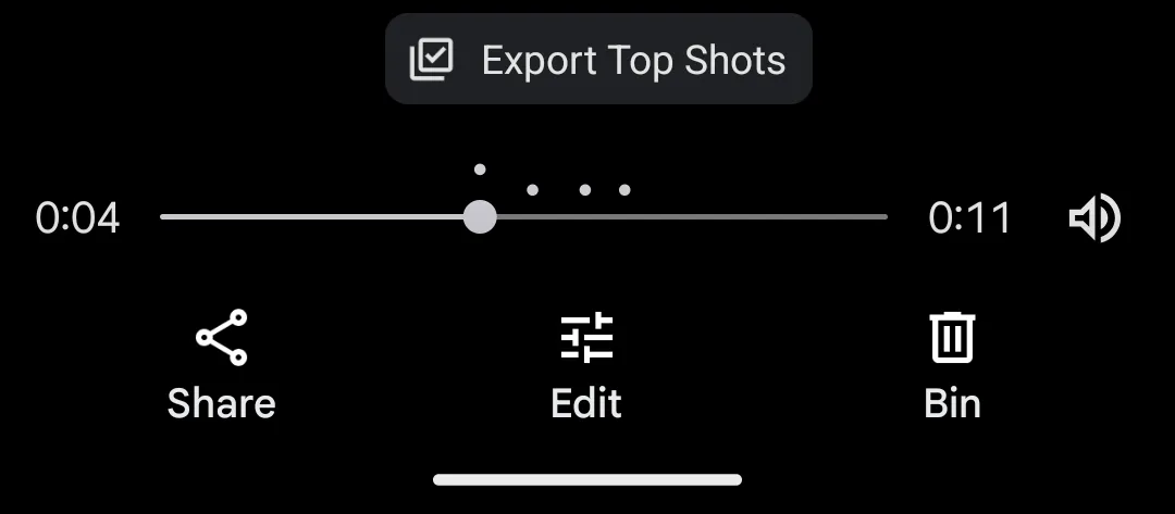 Trích xuất ảnh tĩnh chất lượng cao (Top Shots) từ video đã quay trên Pixel.