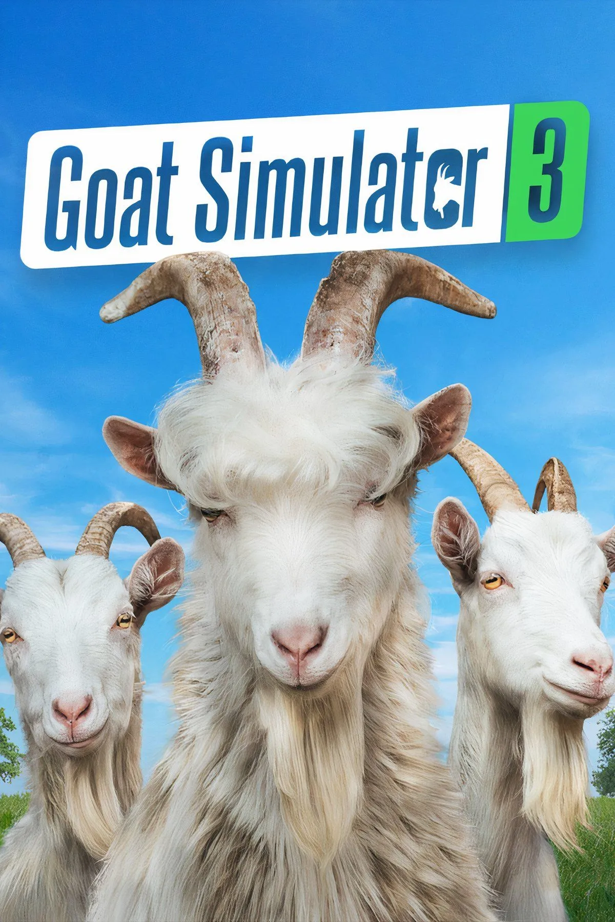 Con dê gây hỗn loạn với hiệu ứng ragdoll trong Goat Simulator 3, thể hiện vật lý hài hước.