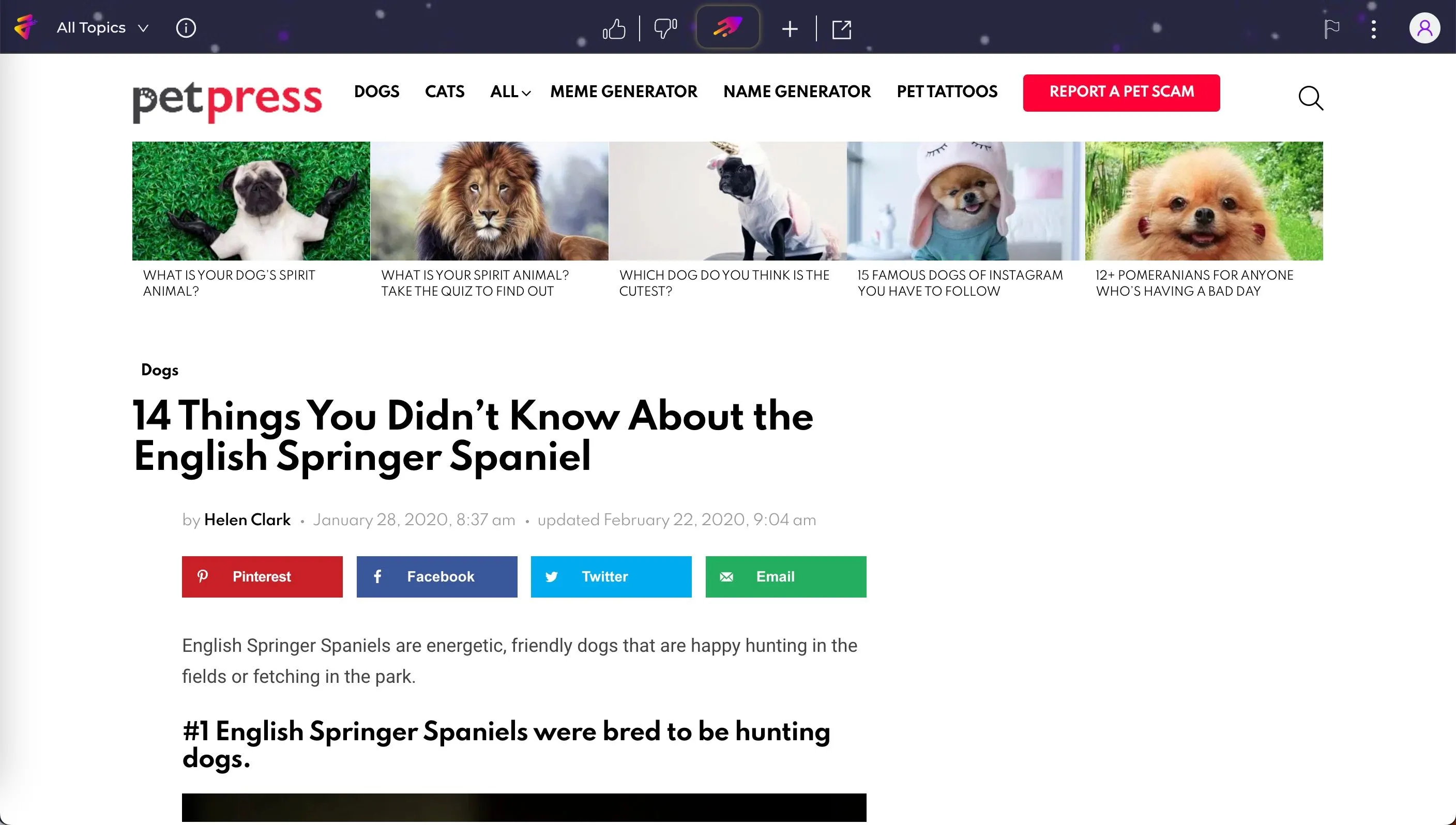 Giao diện Jumpstick: Nền tảng lướt web ngẫu nhiên với giao diện tối giản, cho phép chọn sở thích.