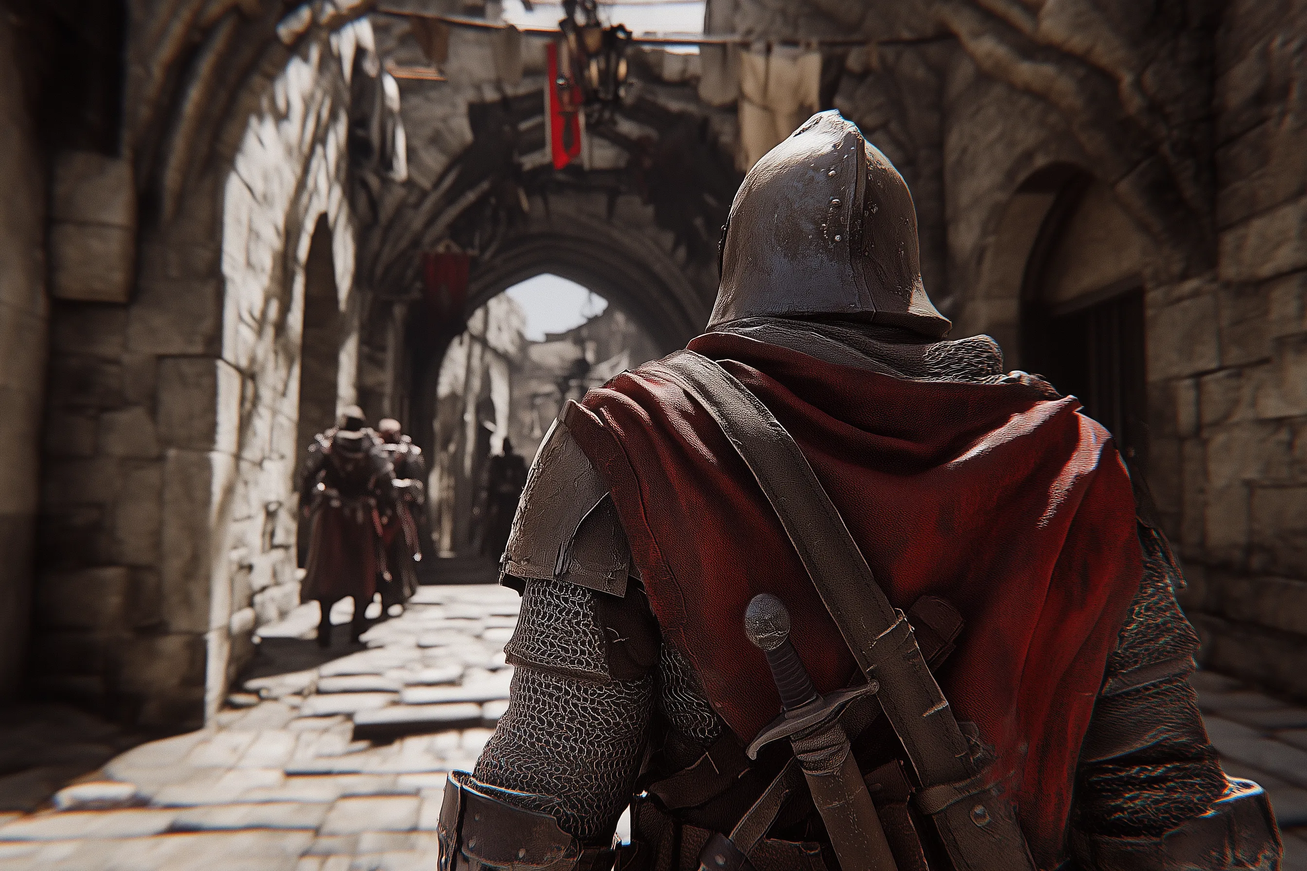 Hình ảnh giả lập game giả tưởng với đồ họa siêu thực do AI tạo ra, phản ánh xu hướng game AAA quá tập trung vào đồ họa