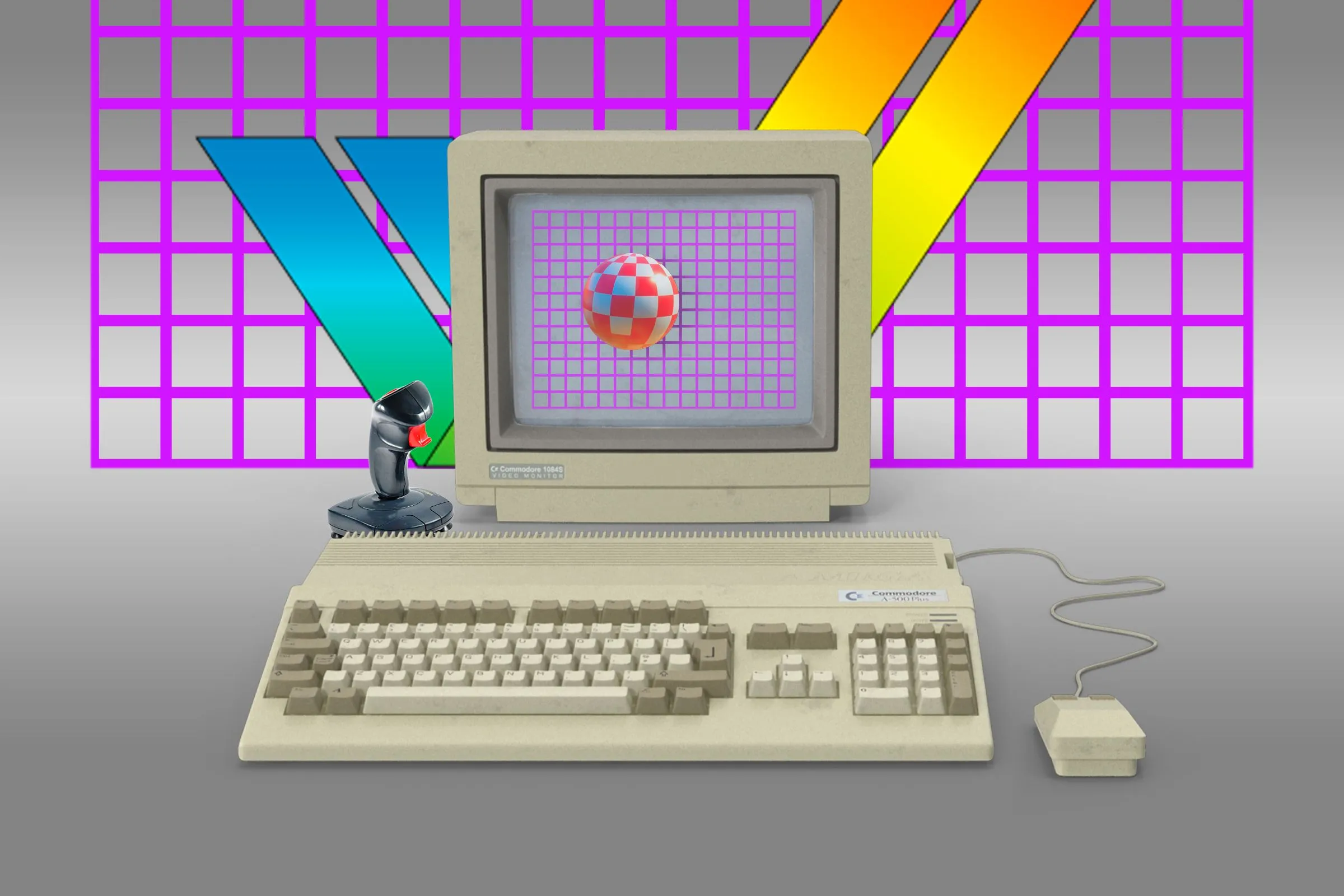 Hình ảnh máy tính Commodore Amiga 500, gợi nhớ về những tựa game tuổi thơ đã bị lãng quên theo thời gian