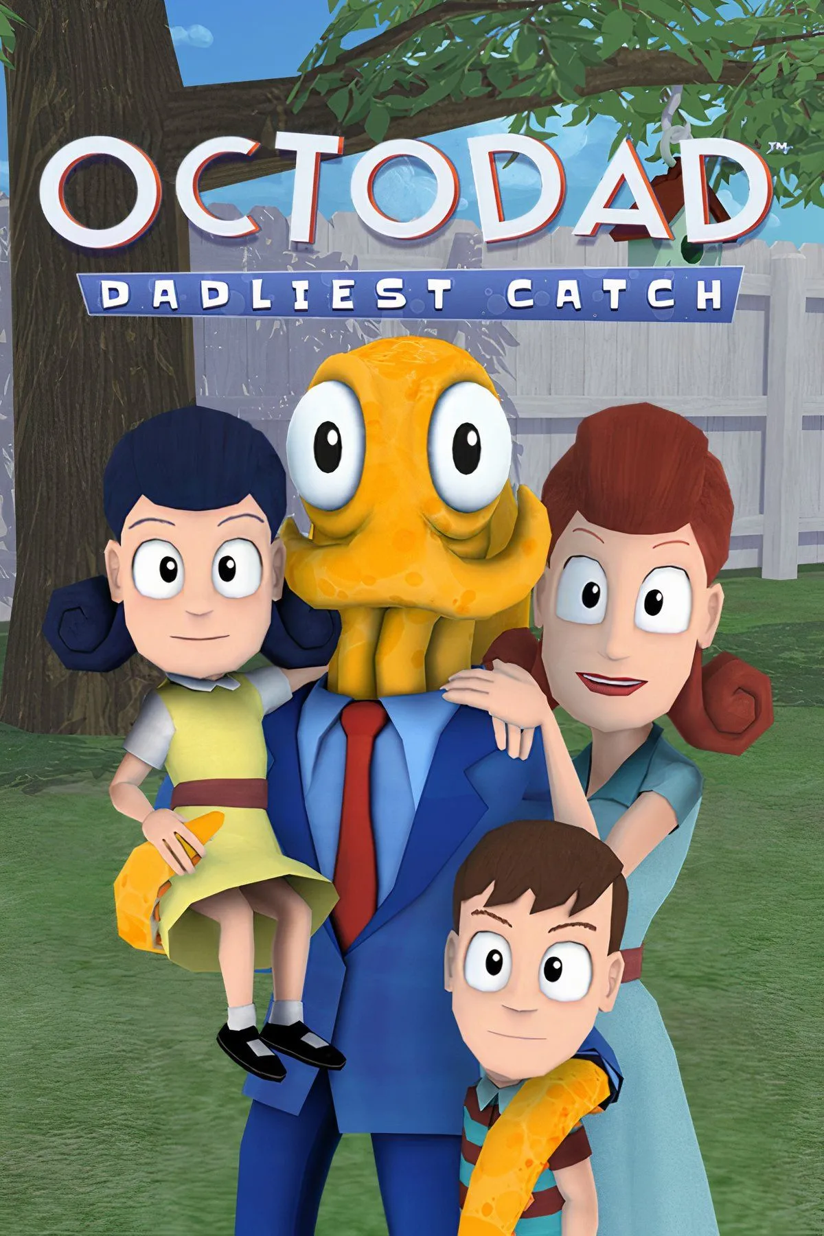 Octodad với các chi vật lý ragdoll khó điều khiển trong game Octodad: Dadliest Catch.