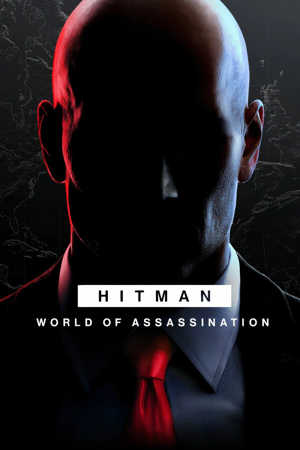 Agent 47 mặc vest lịch lãm, tay cầm súng, sẵn sàng thực hiện nhiệm vụ ám sát trong series game Hitman