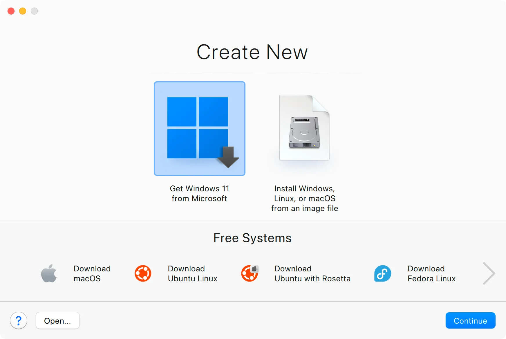 Giao diện cài đặt Windows 11 máy ảo dễ dàng với Parallels Desktop