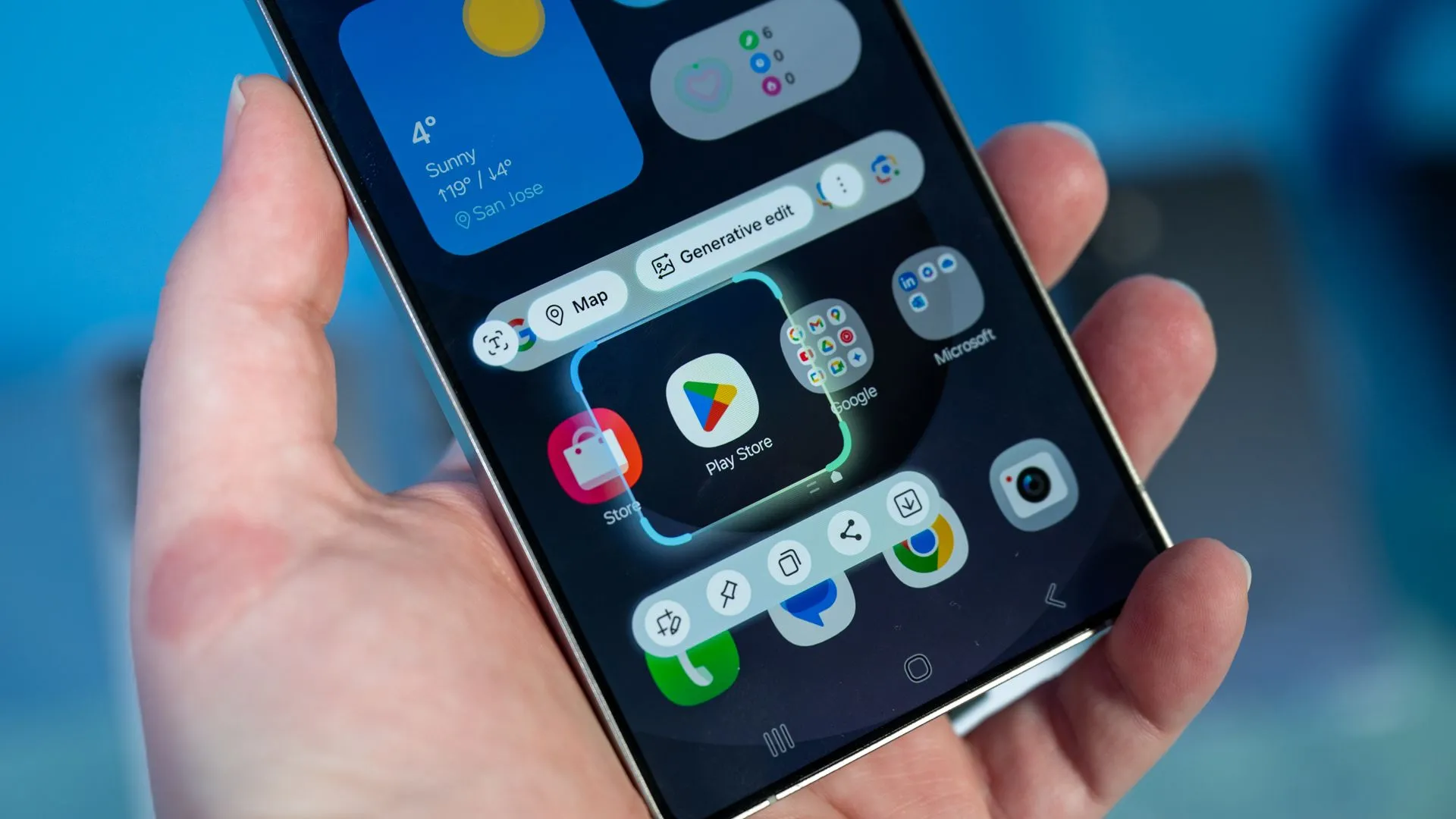 Giao diện tính năng Galaxy AI trên Samsung Galaxy S25 Ultra, mang đến trải nghiệm thông minh và tiện lợi