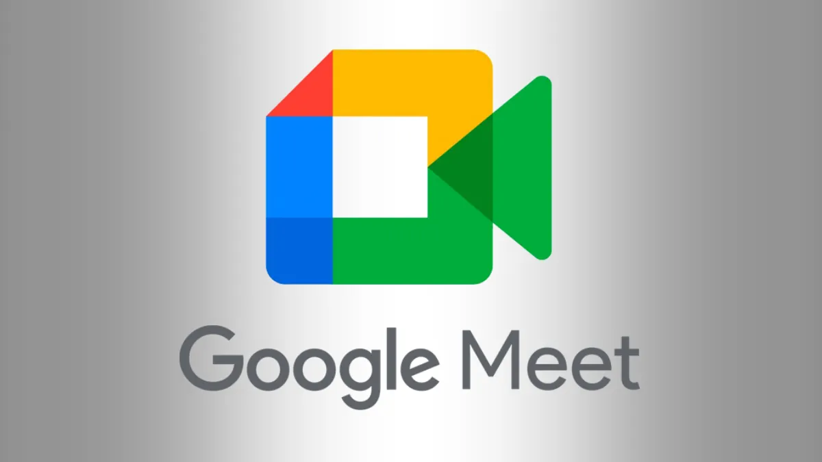 Logo Google Meet trên một nền trắng