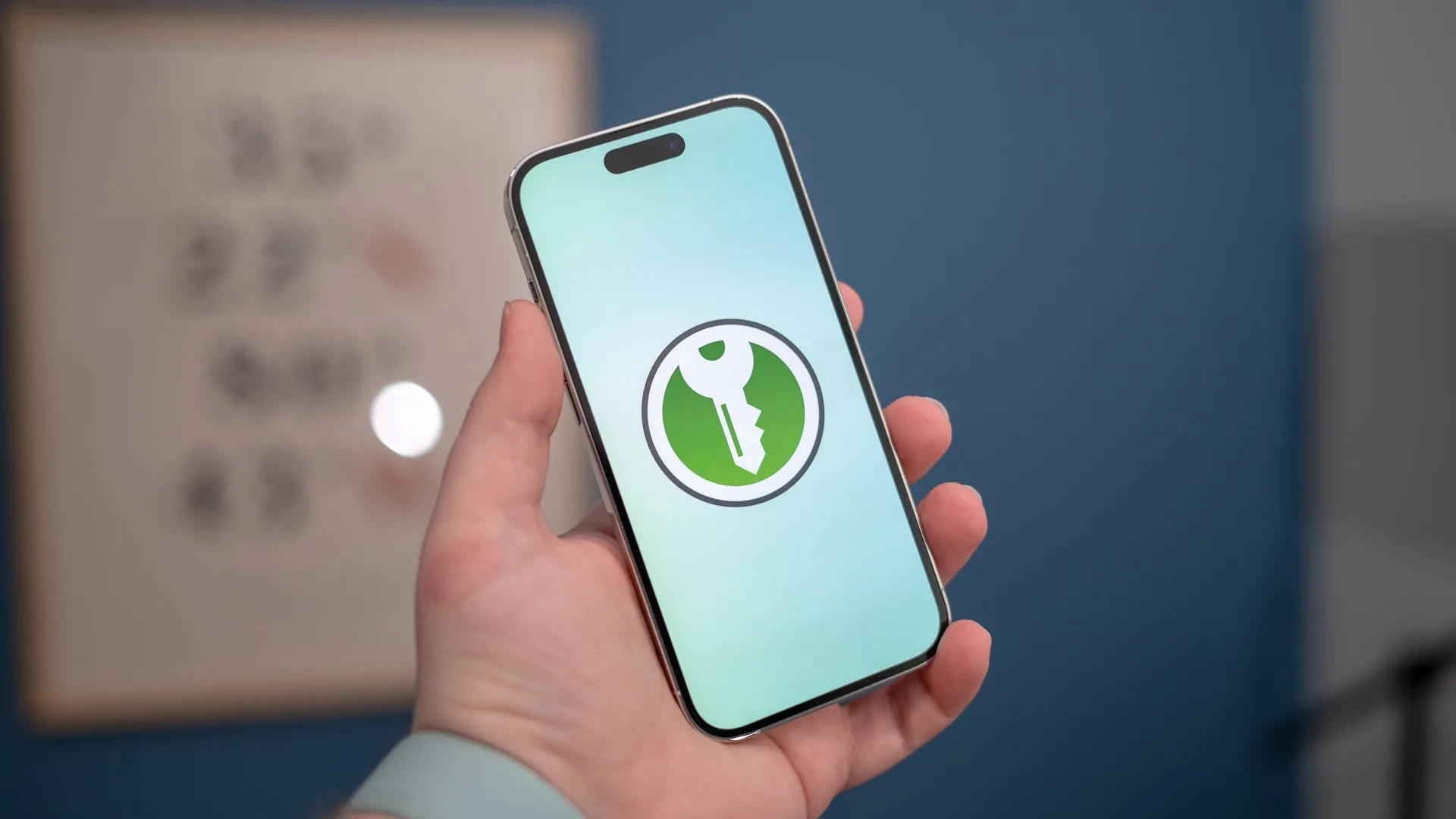 Logo KeePassXC trên iPhone, ứng dụng quản lý mật khẩu ngoại tuyến