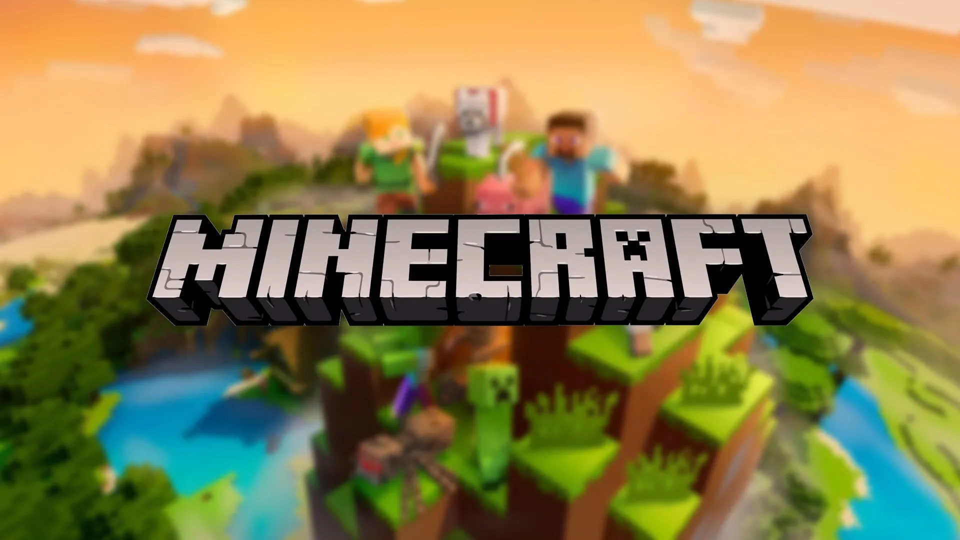 Logo Minecraft, một trong những tựa game phổ biến hoạt động tốt trên Linux