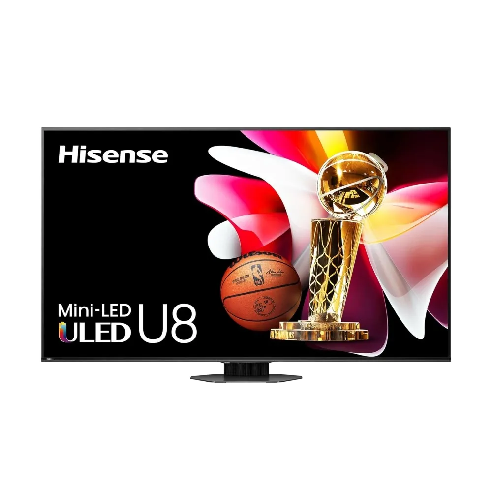 Smart TV Hisense U8N Mini-LED 75 inch 4K UHD QLED với độ sáng cao và màu sắc sống động