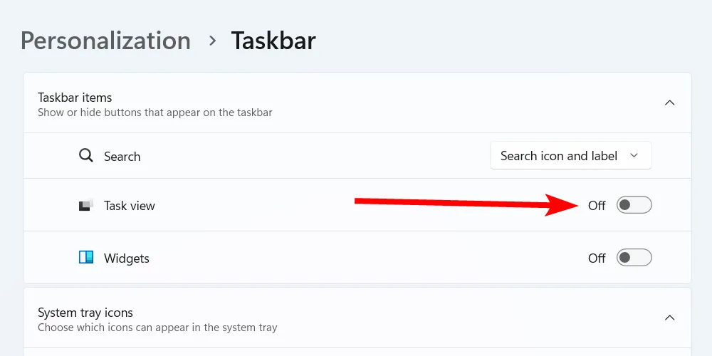 Vô hiệu hóa Widgets trên thanh Taskbar Windows 11